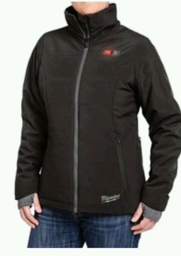 Milwaukee women&#039;s m12 12-volt lithium-ion cordless black heated jacket kit for sale
