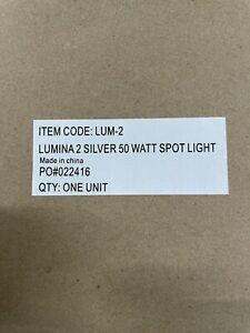 Lumina 2 Spotlight LUM-2 Silver Gooseneck 50W Spot Light