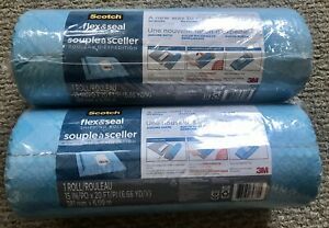 Set Of 2 Scotch Flex and Seal Shipping Roll, 20 Ft x 15 in, Simple Packaging