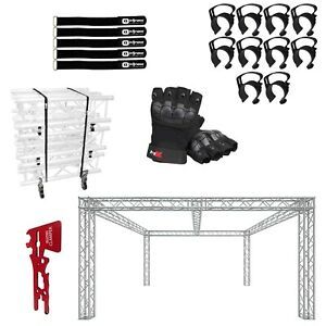Global Truss 20&#039;x20&#039; Center Beam Trade Show Booth with Accessories