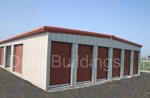 DURO Steel 40x360x8.5 Metal Mini Self Storage Prefabricated Building Kits DiRECT