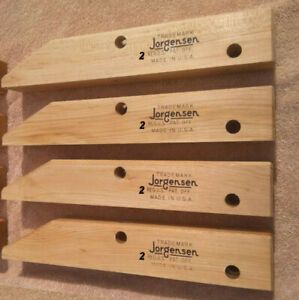 Jorgensen Pony HandScrew Clamp Jaws 4 pc 12&#034; Woodworking Clamp Rebuild Parts