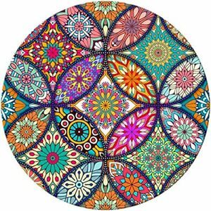 BOSOBO Mouse Pad Round Mandala Mouse Mat Cute Mouse Pad with Design Non-Slip ...