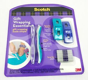 Scotch Gift Wrapping Essentials 2 Pop-Up Dispensers 2 Wrap Gutters 6 Pop-Up Tape