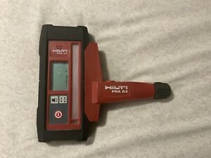 Hilti Rotating Laser Receiver Metric Inches Level Leveling With Holder 83 PRA20