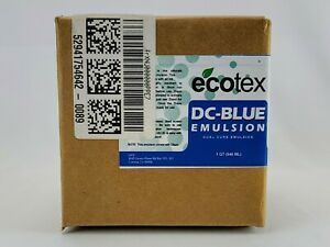 Ecotex® Dual Cure Blue - Graphic Dual-Cure Screen Printing Emulsion, 32oz, (NEW)