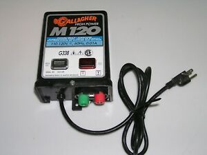 GALLAGHER M120 ELECTRIC FENCE ENERGIZER G338504 15 MILES/60 ACRES Small Farm