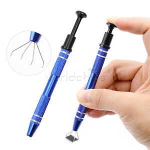4-Claw Pickup Pen Tool 4 Prongs Grabber Catcher for Small Parts IC Chip Nuts