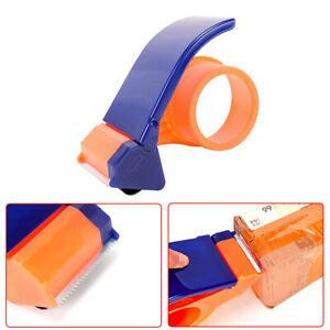 2&#034; Width Orange Strength Sealing Apparatus Tape Cutter Tape Dispenser Packing^