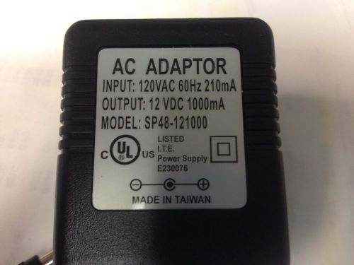 AC Adaptor SP48-121000  12VDC 1000mA