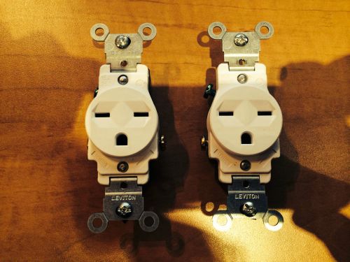 NEW LOT OF 2 5029-W 15A 250V  RECEPTACLE