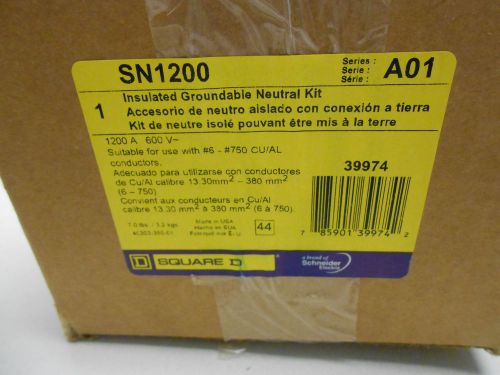 SQUARE D INSULATED GROUNDABLE NEUTRAL KIT SN1200