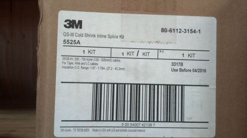 3M™ Cold Shrink QS-III Splice Kit 5525A-250-750kcmil