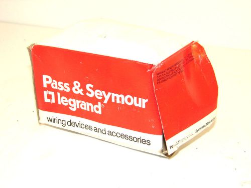 Pass &amp; seymour 20ac1-kl 1 pole security switch 20a 120/277v***nib*** for sale