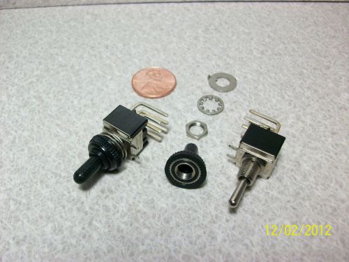 Toggle Switch 1/4&#034; Mount - 250V - 6A Selling Two Switches Per Listing.