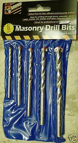 New sterling ms089 masonry drill bit tool set for sale