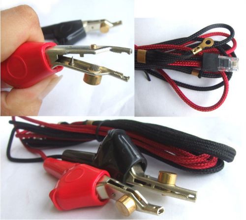 Set phone test cable rj11 cord bed nails piercing clip cord  gene alligator clip for sale
