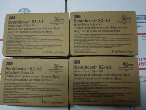3m scotchcast 82-a1 inline resin splice kit  (4 pieces) new for sale