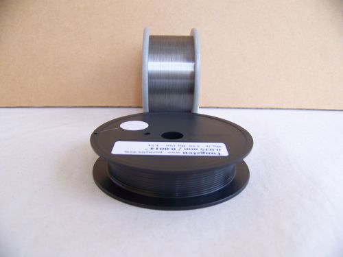 Tungsten / Wolfram wire  0.035 mm / 0.0014&#034;  -   3 m / 10 ft.