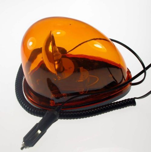12vdc yellow car beacon warning signal light lamp magnetic adsorption abs*1 for sale