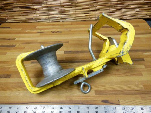 Central machine products single line pulley linesman sheave for sale