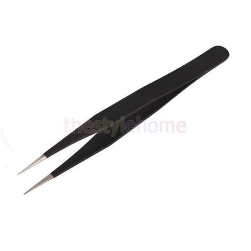 Anti-magnetic antistatic straight tips tweezer crafts jewelry making repair tool for sale