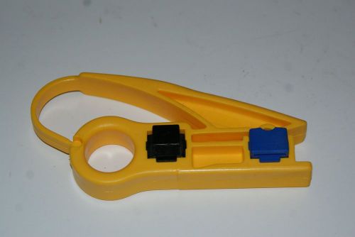Dual-cartridge radial stripper for coax cable for sale