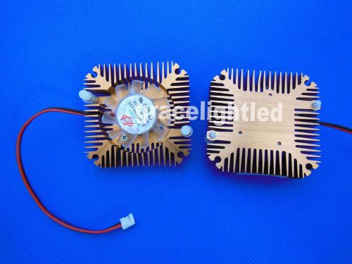 5pcs aluminum heatsink with fan for 5w/10w high power led cooling cooler dc12v for sale
