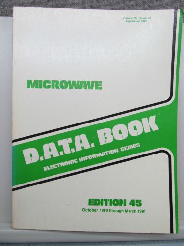 DATA BOOK MICROWAVE EDITION 45 1981