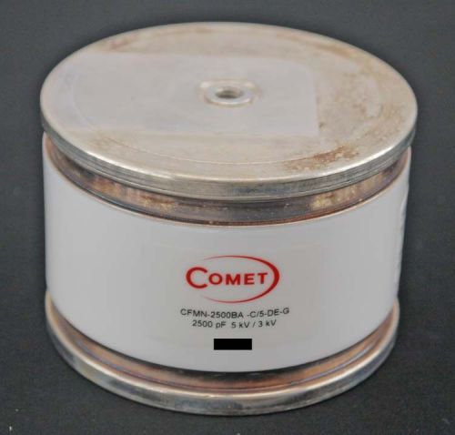 Comet mini-cap cfmn-2500ba-c/5-de-g 2500pf 5kv/3kv fixed vacuum capacitor for sale