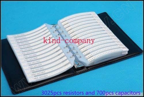 0603 smd 63types 3025pcs resistor  and 17types  700pcs  capacitor  sample book for sale