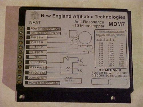 NEAT MDM7 New England Affiliated Technologies Anti-Resonance ?10 Microstepper