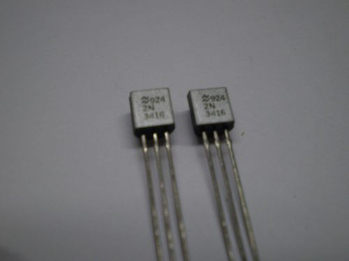2N3416 NPN Transistor, TO-92, 500mA, 50V, Qty 10