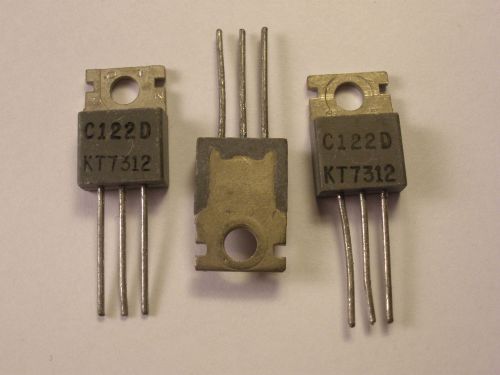 ( 3 PC. ) C122D SILICON CONTROLLED RECTIFIER (SCR) 8 AMP AT 400 VOLTS, TO126