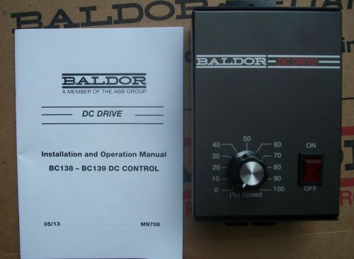 New baldor abb bc138 dc drive motor speed control 120 volt for sale