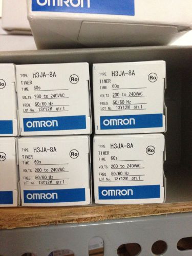 Omron H3JA-8A AC200-240 60S ON-Delay Timer