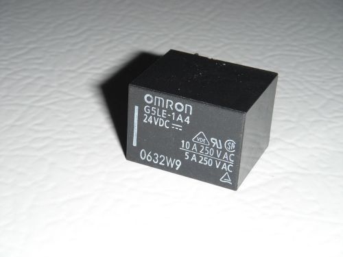OMRON ELECTRONIC COMPONENTS, G5LE-1A4 24DC, RELAY, SPST-NO, SEALED, 10A, 24VDC