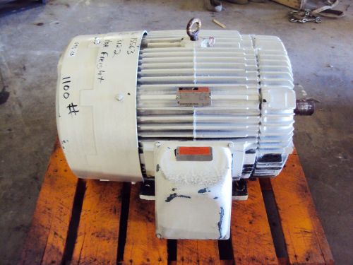 RELIANCE ELECTRIC 100 HP AC MOTOR 460 VOLT, 1775 RPM, FRAME 405TS (USED)