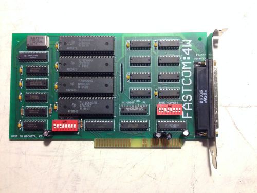 Commtech Inc Fastcom4 4 Port ISA Card RS232 Serial  guaranteed working
