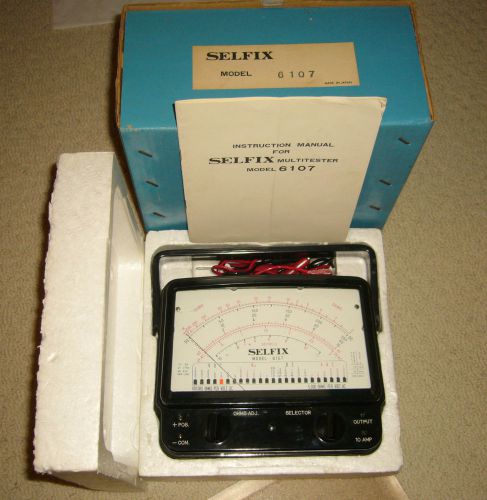 SELFIX Multitester Meter.....Made in Japan