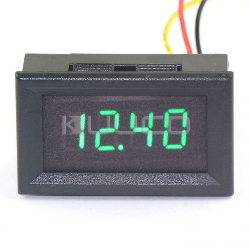0.36&#034; Four-Digit Green LED Display Voltmeter 0-33V DC Voltage Measurement  Meter