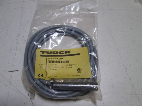 Turck proximity sensor (35-250 vac)  bi2-g12-az33x  *new in factory bag* for sale