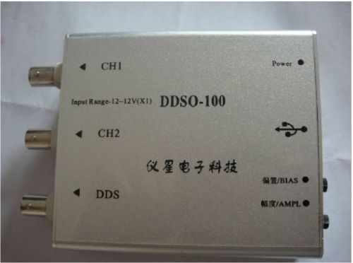 Usb 40mhz 100ms/s oscilloscope 20mhz waveform function signal generator 2in1(a) for sale