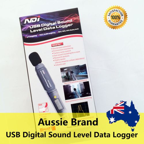 NDI USB Digital Sound Level Data Logger with LCD Display