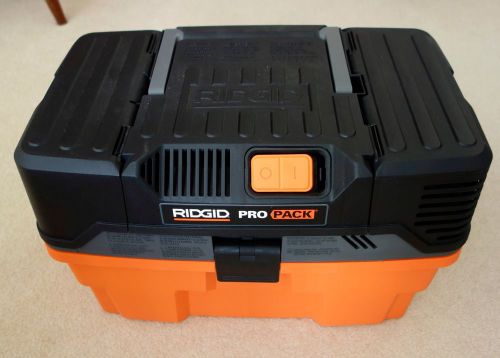 Ridgid 4.5-gal. wet/dry vacuum pro pack portable wd4522 pick up only for sale