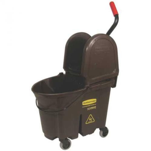 Wavebrake down press wringer brown 757588br rubbermaid mop buckets and wringers for sale