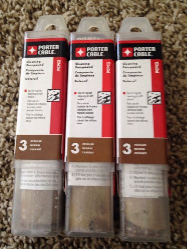 3 Packs Of Cleaning Compound By Porter Cable Pcpc3 For Metal Total 9 Pieces