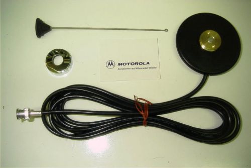 Motorola magnetic mount antenna kit  ham vhf uhf w/ bnc for sale