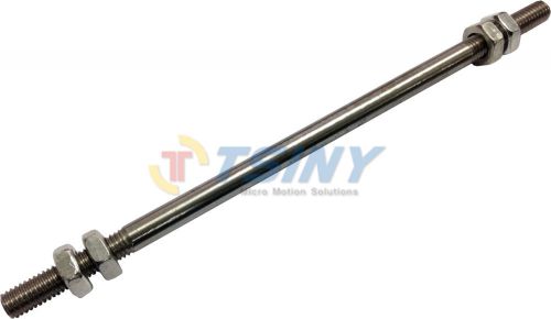 7.5 inch Stainless steel Shaft with M8 Screws for Mechanical transmission Parts