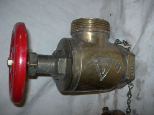 Used allen co 2 1/2u  fire hose valve model 534-63sm w cap and chain for sale